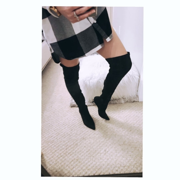 Zara knee high suede boots!! - Picture 4 of 4